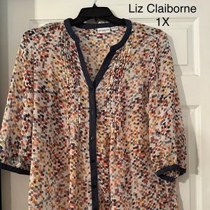 Liz Claiborne sheer top